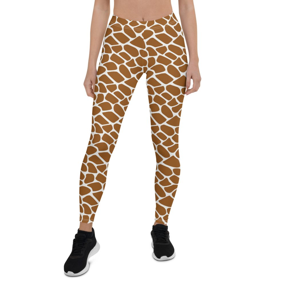 Giraffe Costume Animal Print Safari Halloween Cosplay Leggings