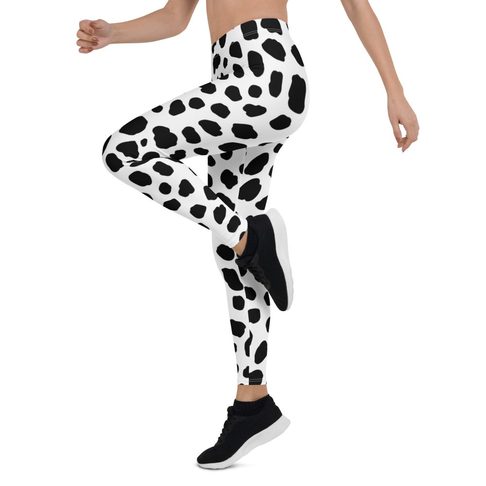 Dalmatian Puppy Dog Cosplay Halloween Costume Leggings - Image 4