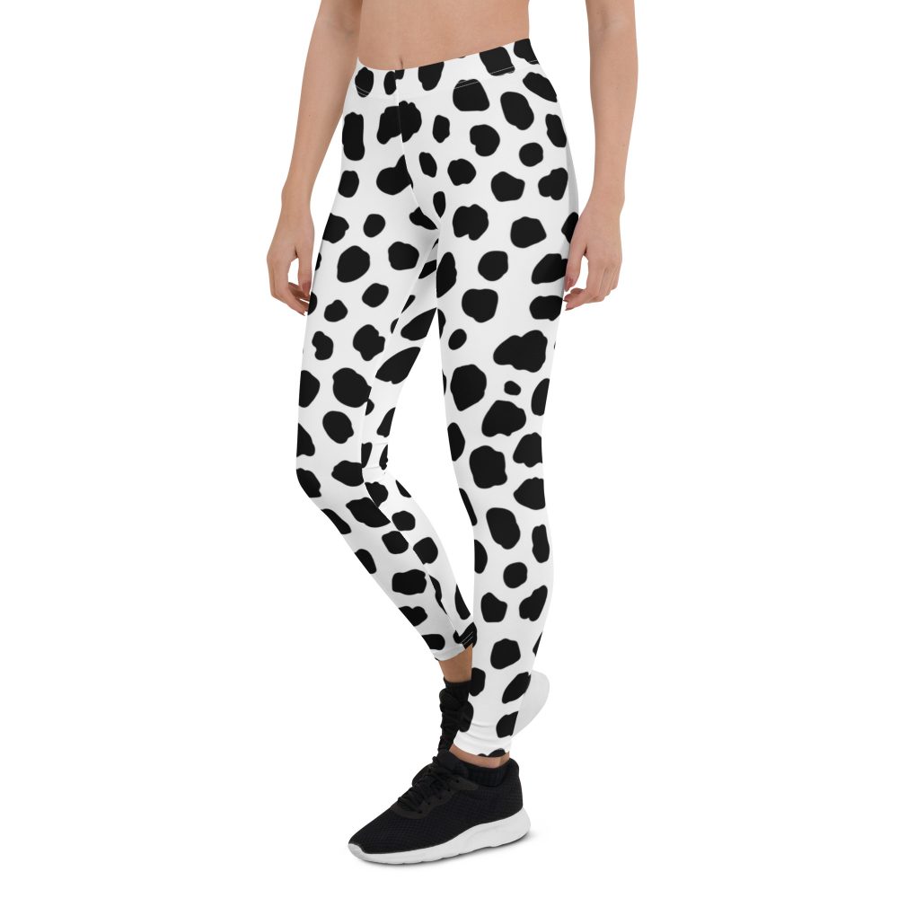 Dalmatian Puppy Dog Cosplay Halloween Costume Leggings - Image 3