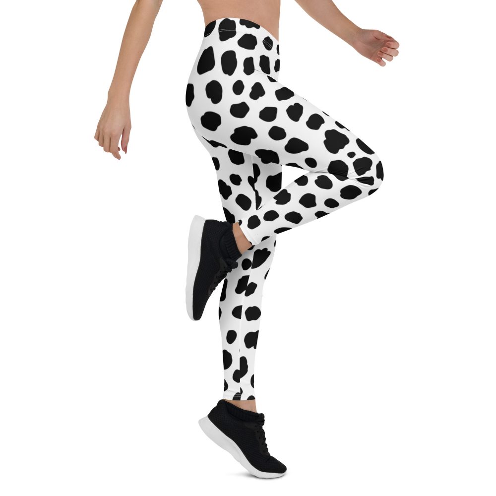 Dalmatian Puppy Dog Cosplay Halloween Costume Leggings - Image 6