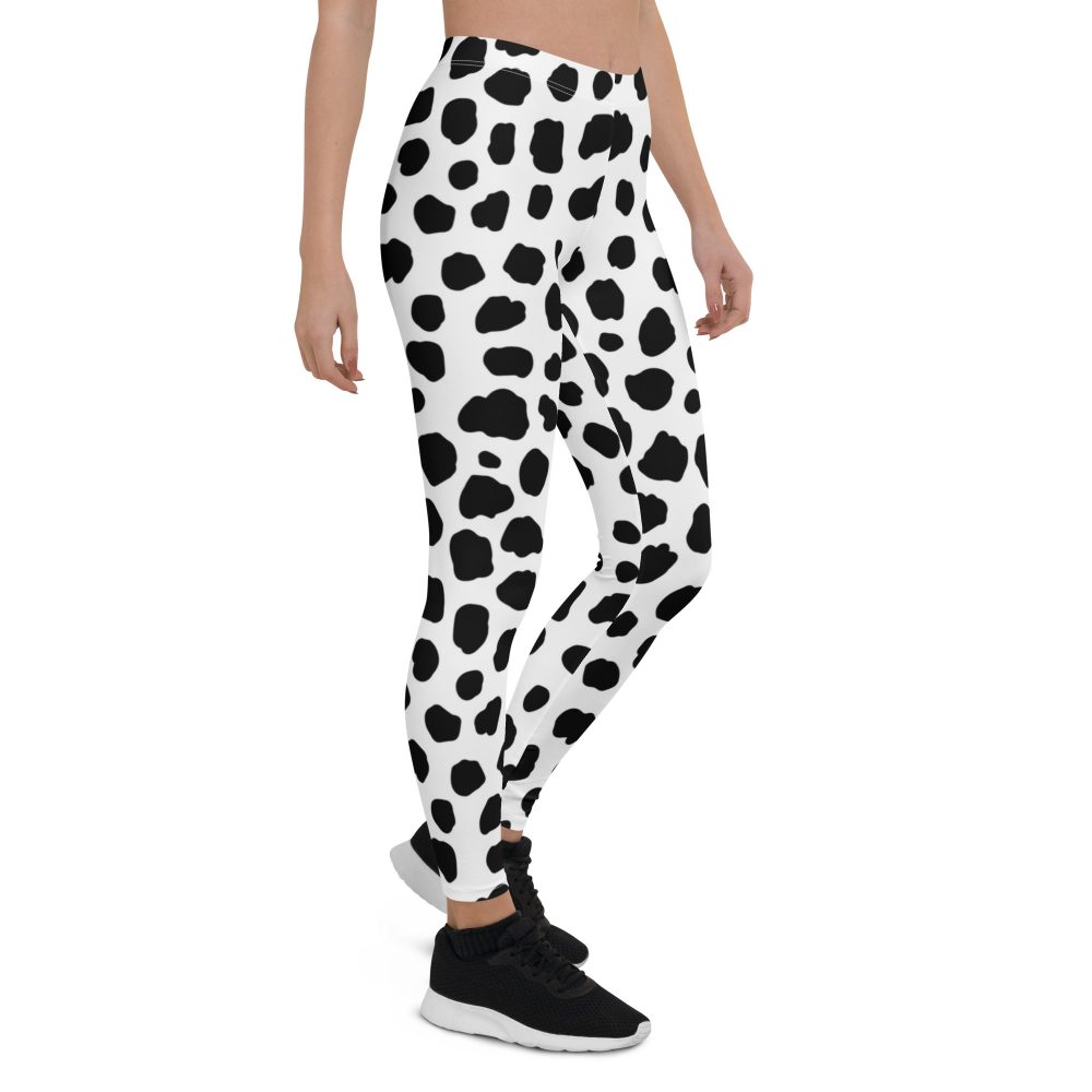 Dalmatian Puppy Dog Cosplay Halloween Costume Leggings - Image 5