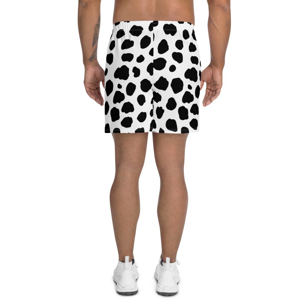 Dalmatian Puppy Dog Cosplay Halloween Costume Men's Athletic Shorts - Image 4