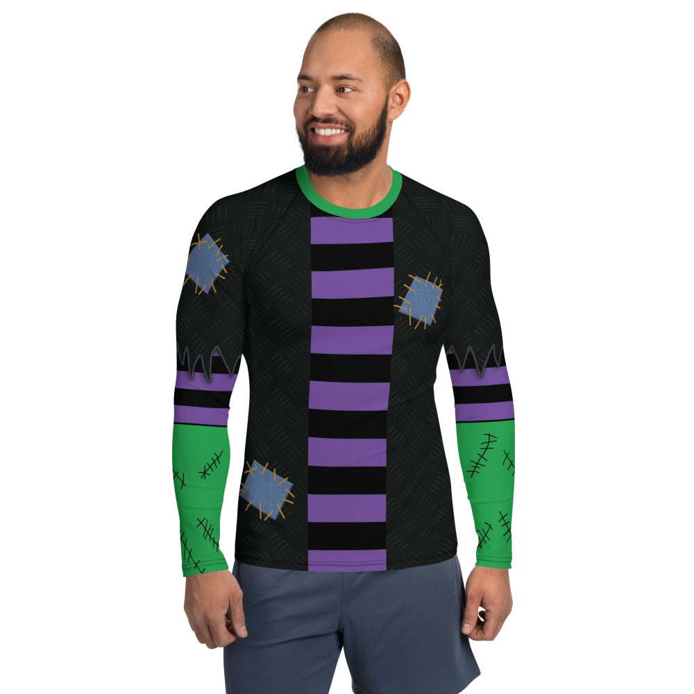 Frankenstein Halloween Cosplay Men's Rash Guard