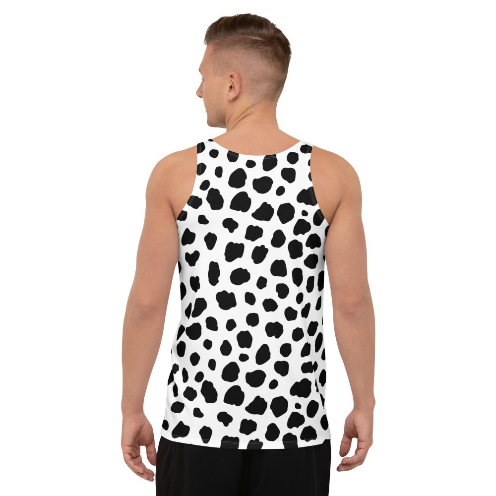 Dalmatian Puppy Dog Cosplay Halloween Costume Unisex Tank Top - Image 4