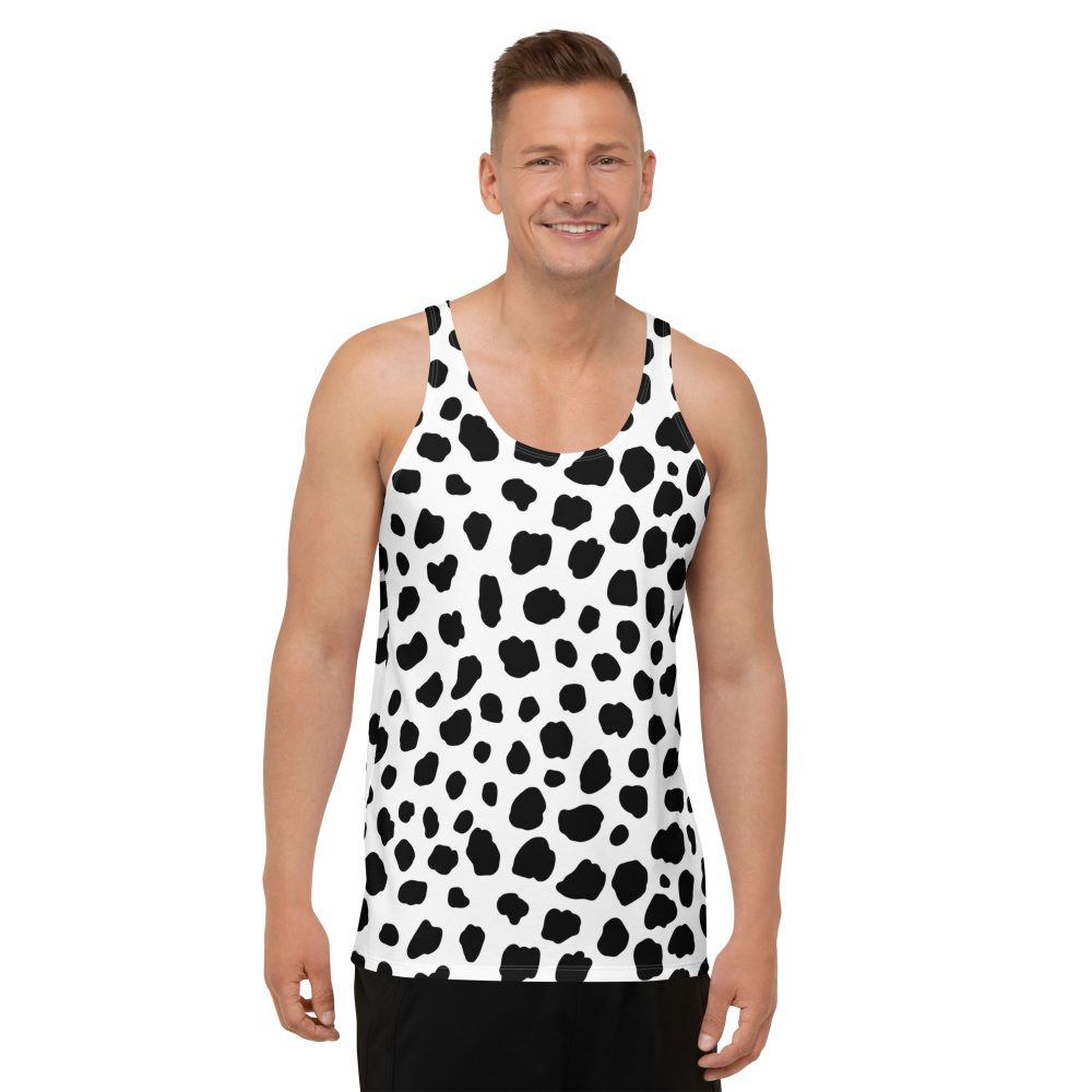 Dalmatian Puppy Dog Cosplay Halloween Costume Unisex Tank Top