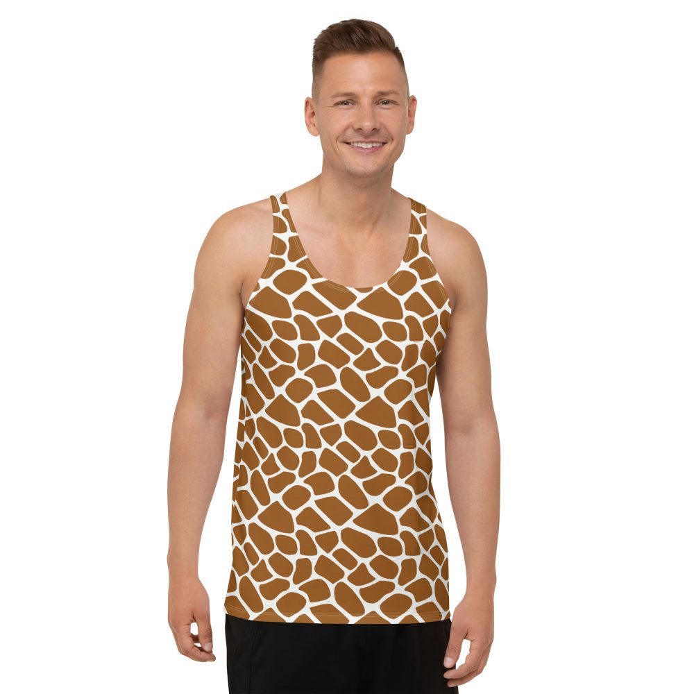 Giraffe Costume Animal Print Safari Halloween Cosplay Unisex Tank Top