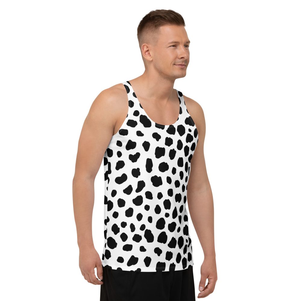 Dalmatian Puppy Dog Cosplay Halloween Costume Unisex Tank Top - Image 3