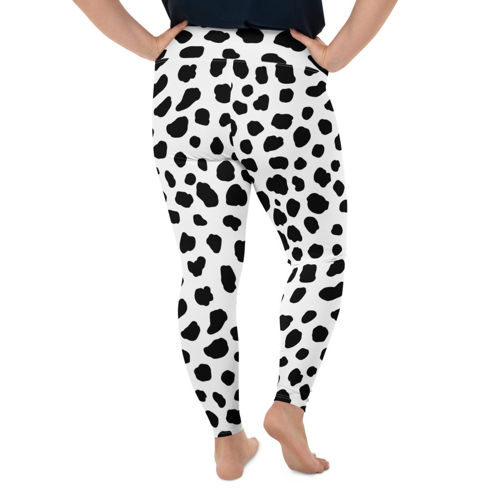 Dalmatian Puppy Dog Cosplay Halloween Costume Plus Size Leggings - Image 3