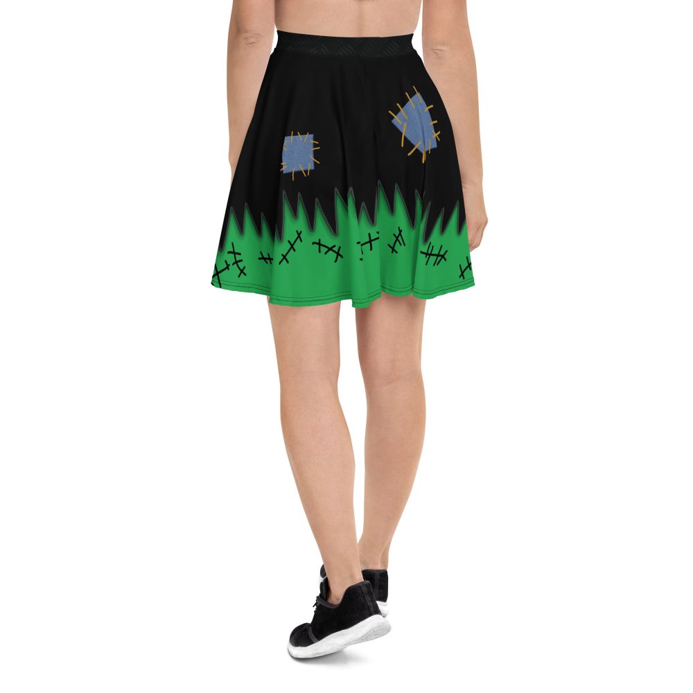 Frankenstein Halloween Cosplay Costume Skater Skirt - Image 2