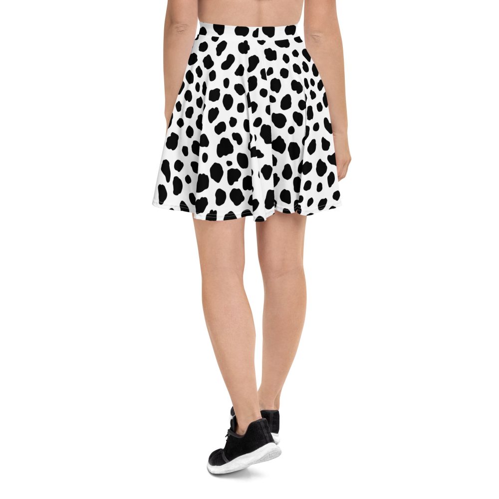 Dalmatian Puppy Dog Cosplay Halloween Costume Skater Skirt - Image 2