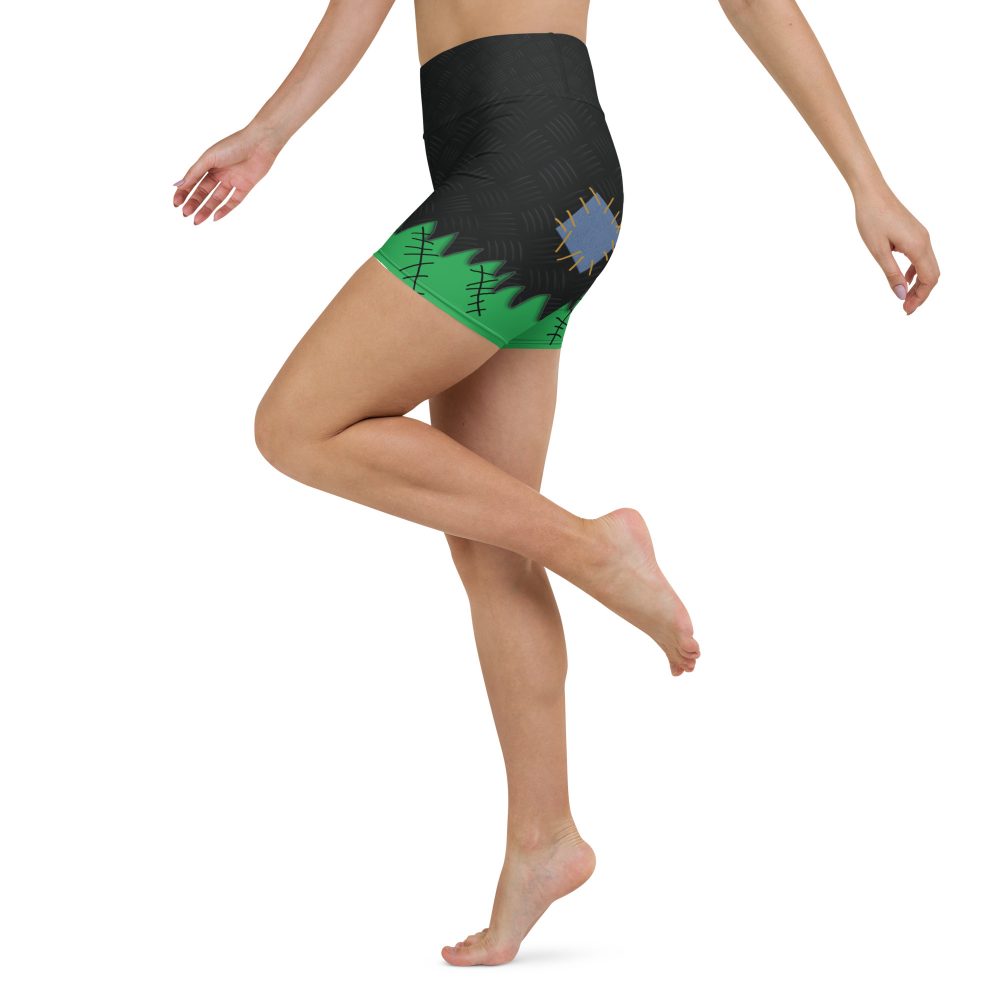 Frankenstein Halloween Cosplay Costume Yoga Shorts - Image 2