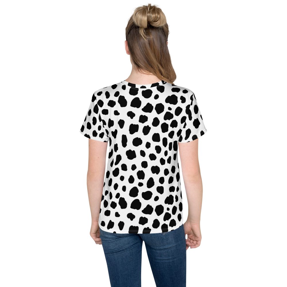 Dalmatian Puppy Dog Cosplay Halloween Costume Youth T-shirt - Image 2