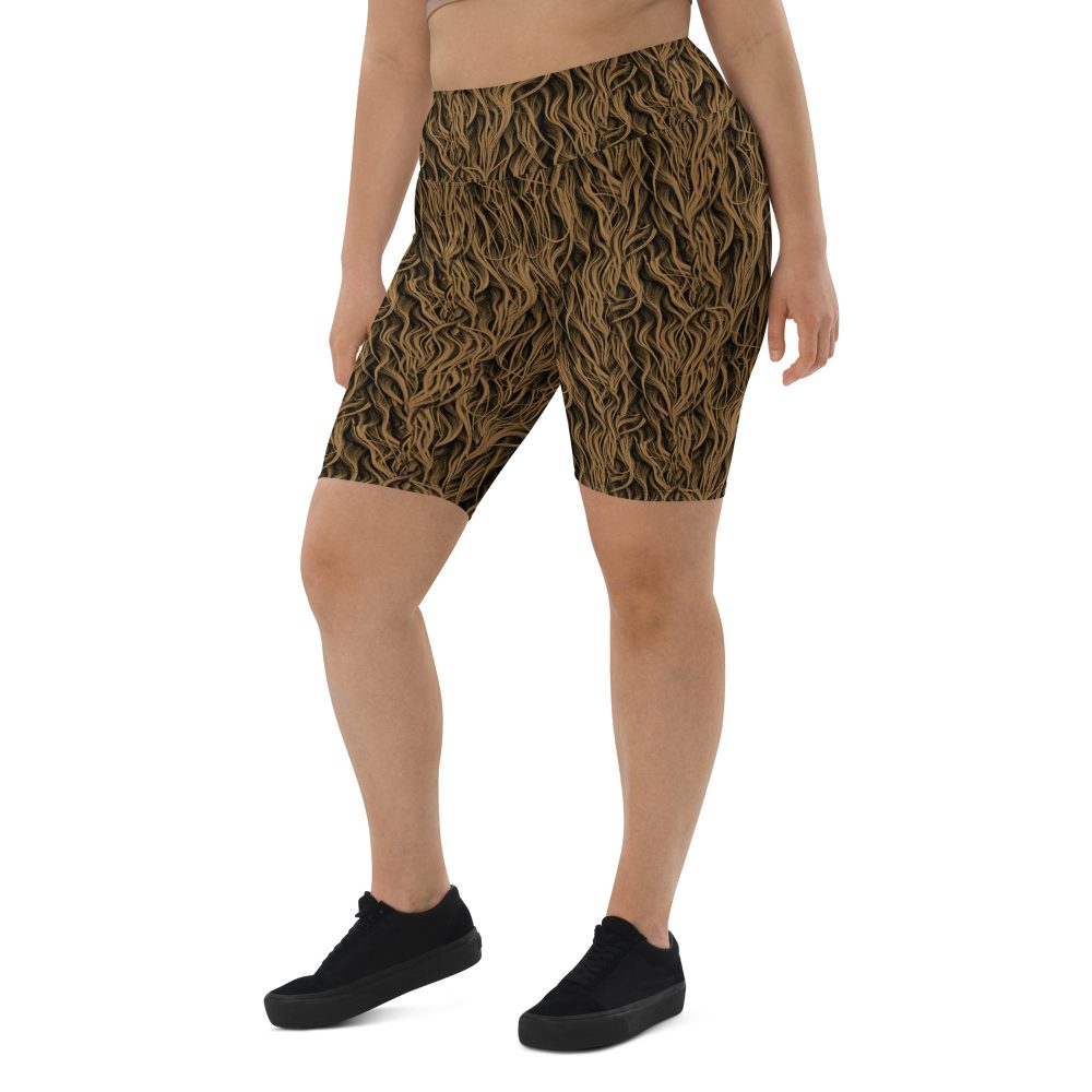 Sasquatch Big Foot Chewbacca Halloween Cosplay Costume Bike Shorts - Image 3