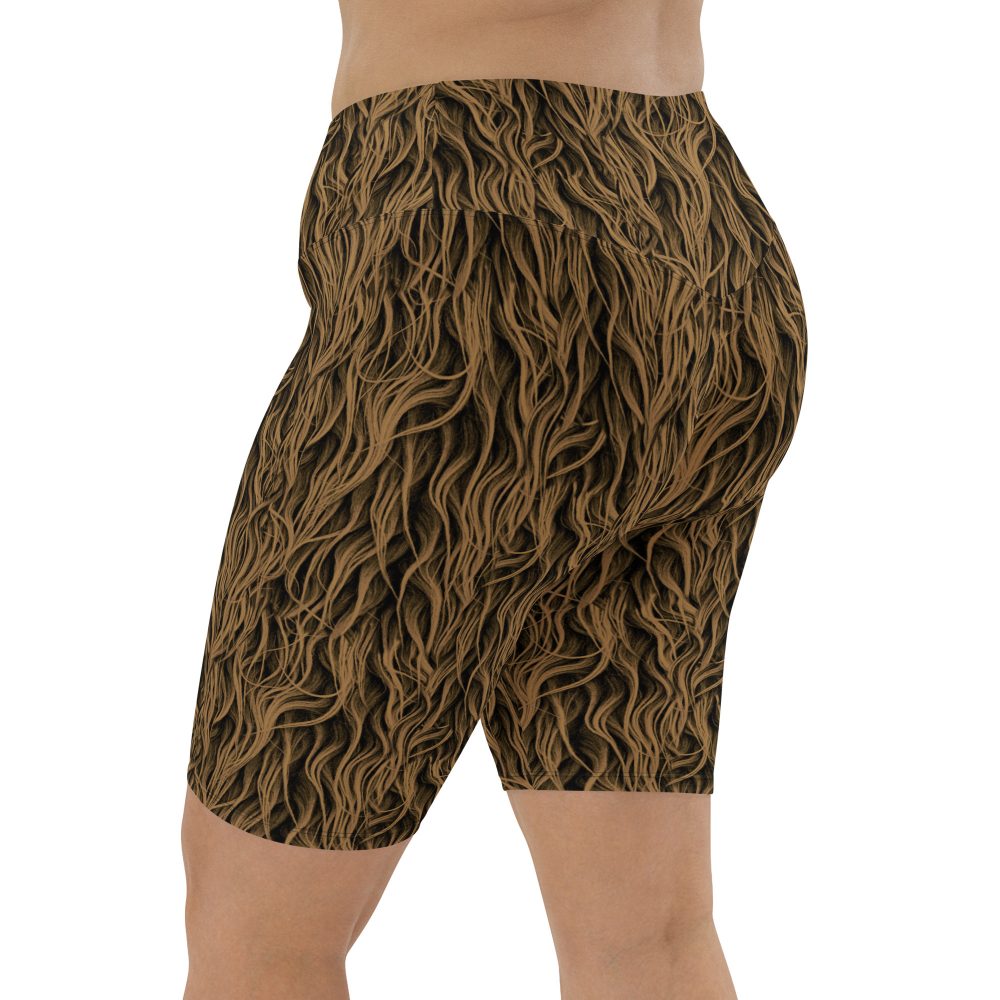 Sasquatch Big Foot Chewbacca Halloween Cosplay Costume Bike Shorts - Image 5