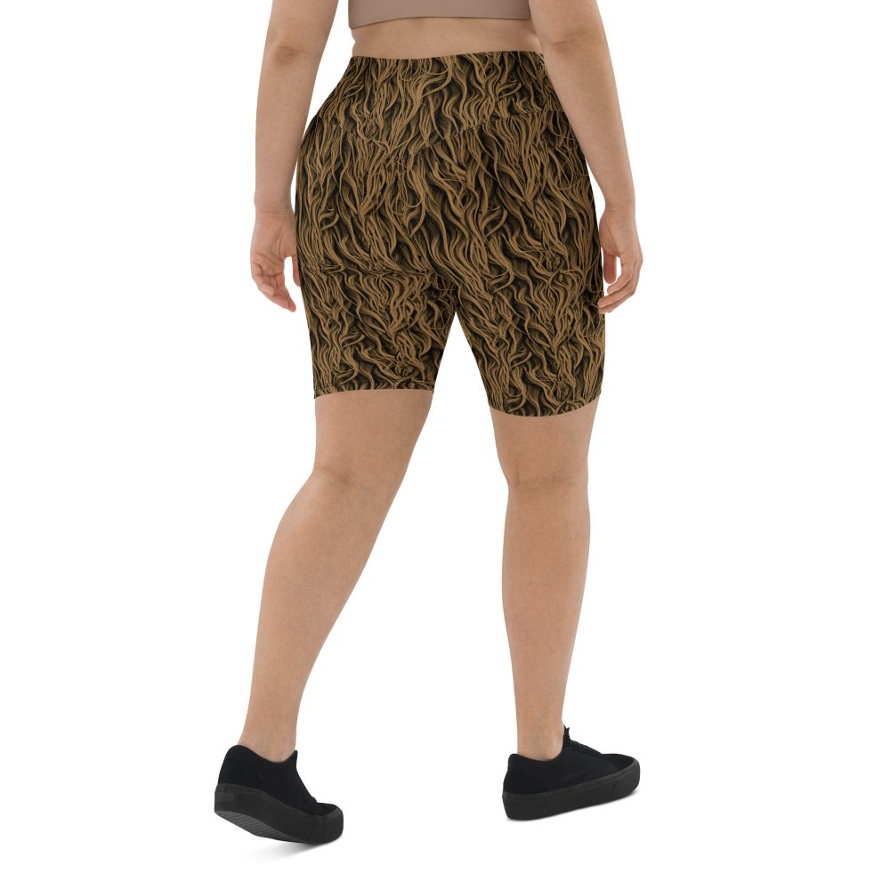 Sasquatch Big Foot Chewbacca Halloween Cosplay Costume Bike Shorts