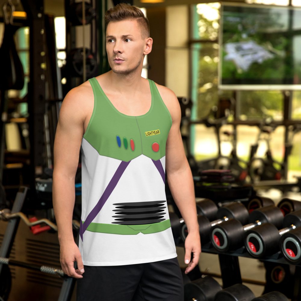 Spaceman Space Ranger Costume Cosplay Men's Tank Top - Image 5