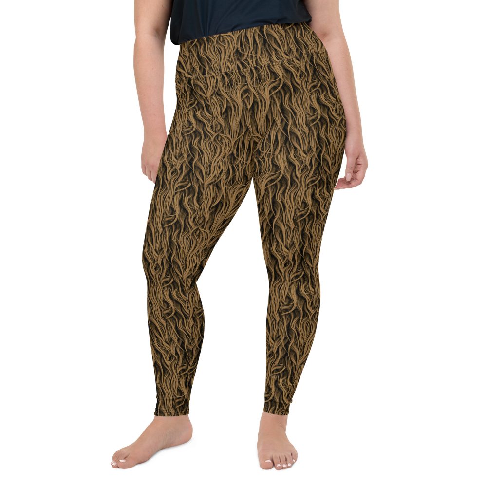 Sasquatch Big Foot Chewbacca Halloween Cosplay Costume Plus Size Leggings