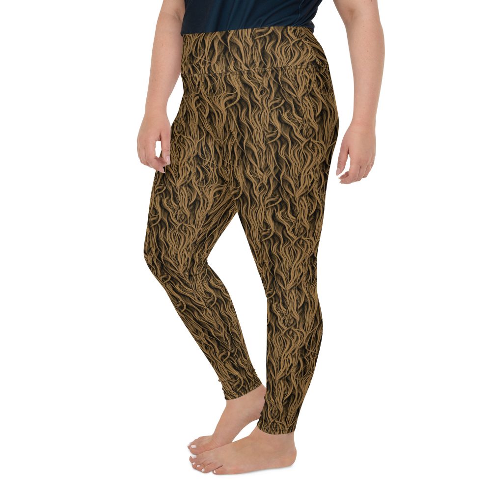 Sasquatch Big Foot Chewbacca Halloween Cosplay Costume Plus Size Leggings - Image 4