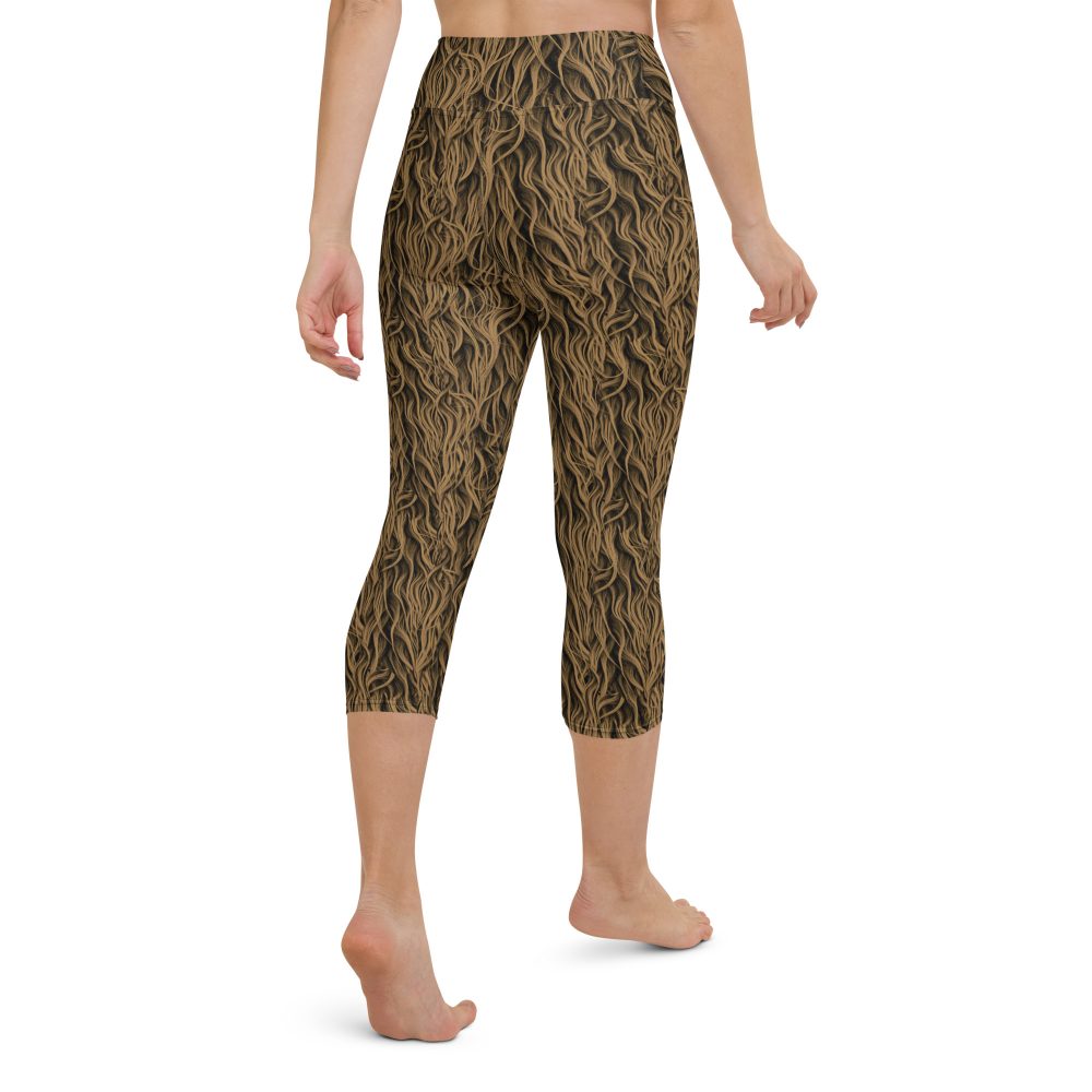 Sasquatch Big Foot Chewbacca Halloween Cosplay Costume Yoga Capri Leggings - Image 6