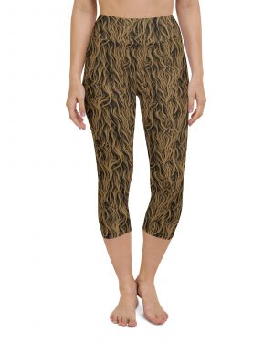 Sasquatch Big Foot Chewbacca Halloween Cosplay Costume Yoga Capri Leggings