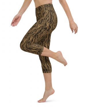 Sasquatch Big Foot Chewbacca Halloween Cosplay Costume Yoga Capri Leggings