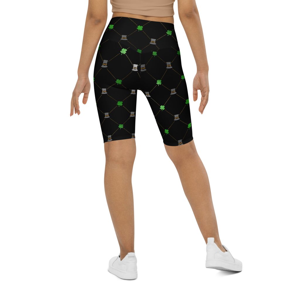 Shamrock Clover St. Patrick’s Day Bike Shorts - Image 7