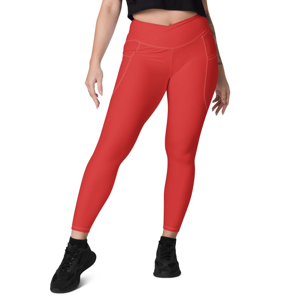 Jovie The Elf Costume Crossover leggings with pockets - Image 4