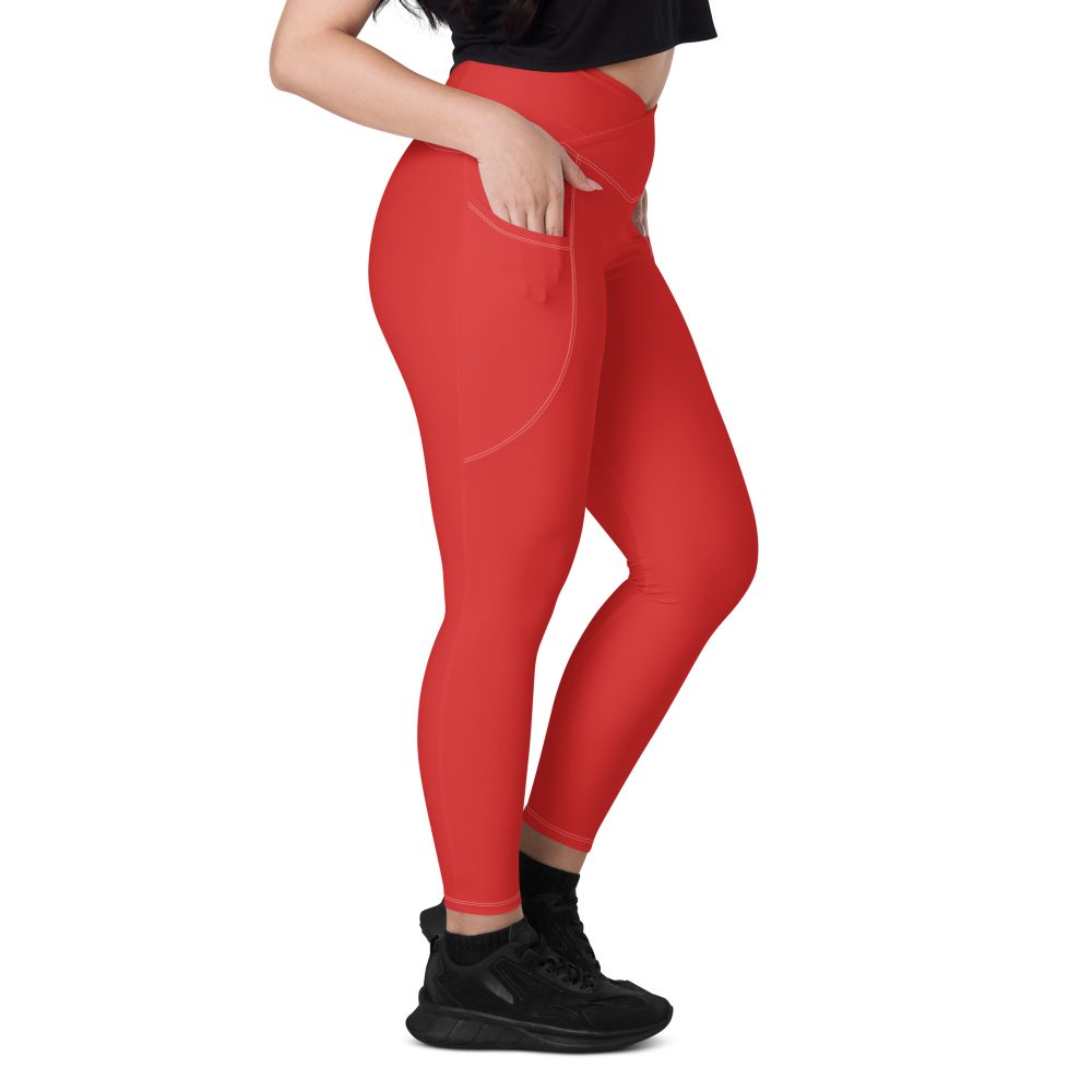 Jovie The Elf Costume Crossover leggings with pockets