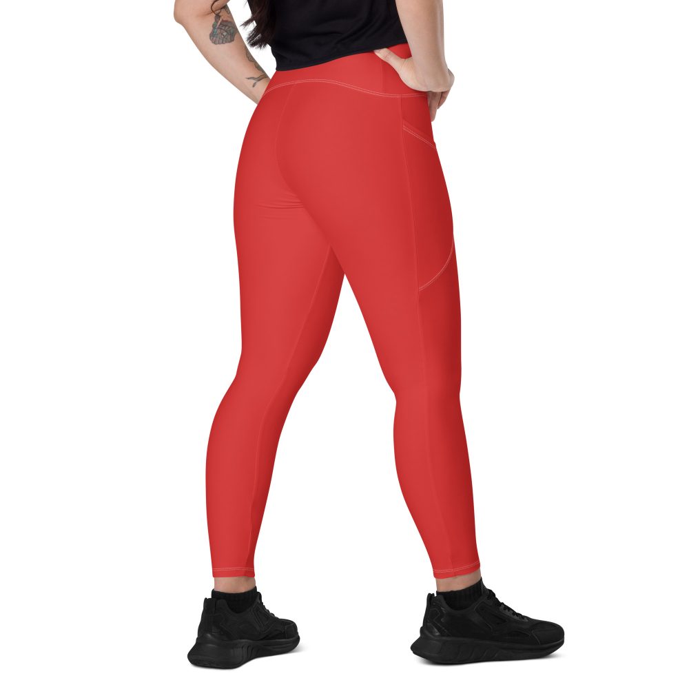 Jovie The Elf Costume Crossover leggings with pockets - Image 2