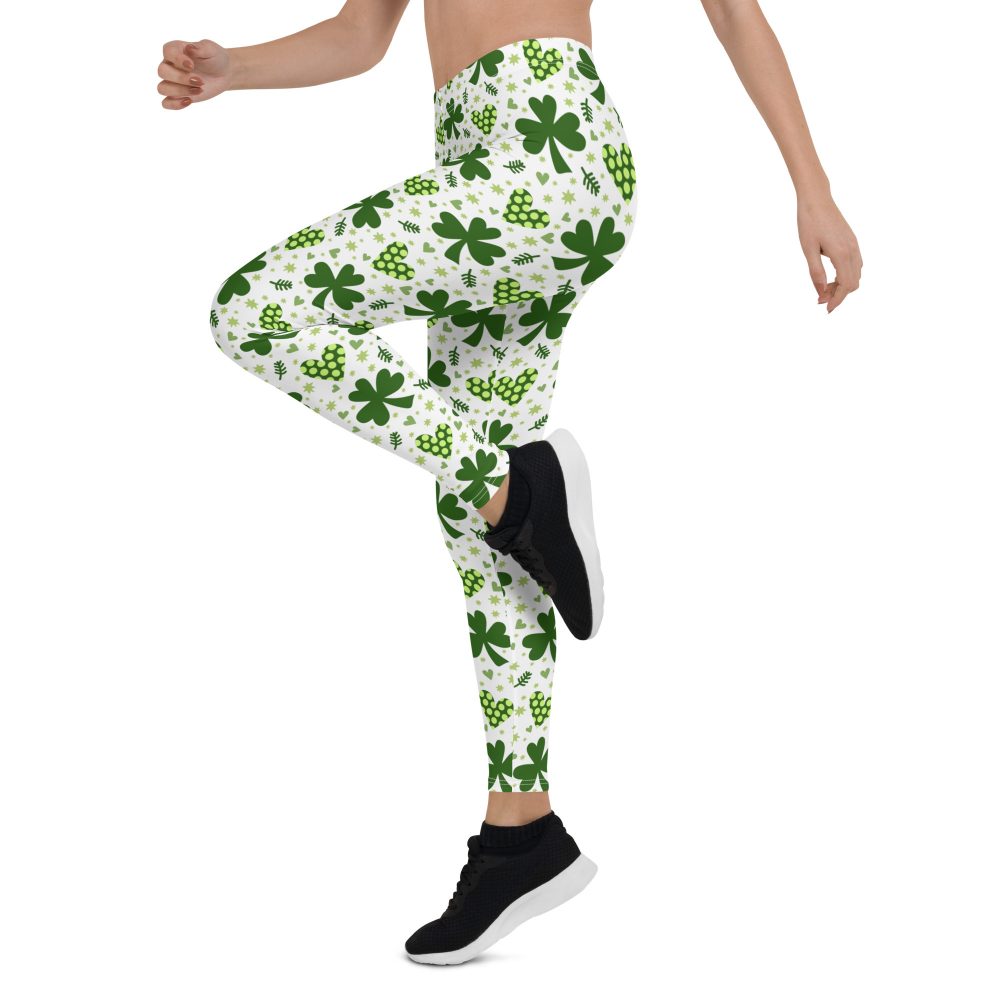 St Patrick's Day Irish Shamrock Clover Leggings - Image 5