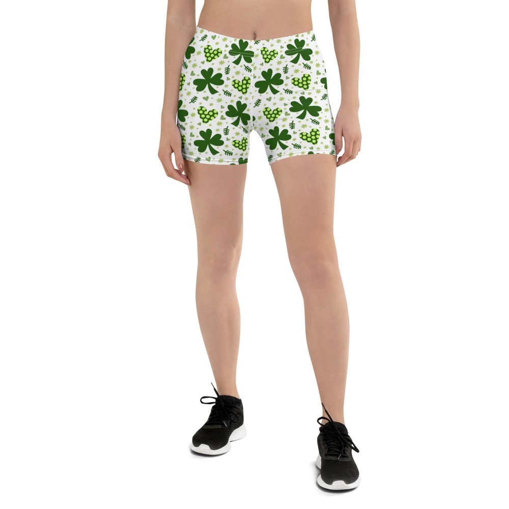 St Patrick's Day Irish Shamrock Clover Shorts - Image 2