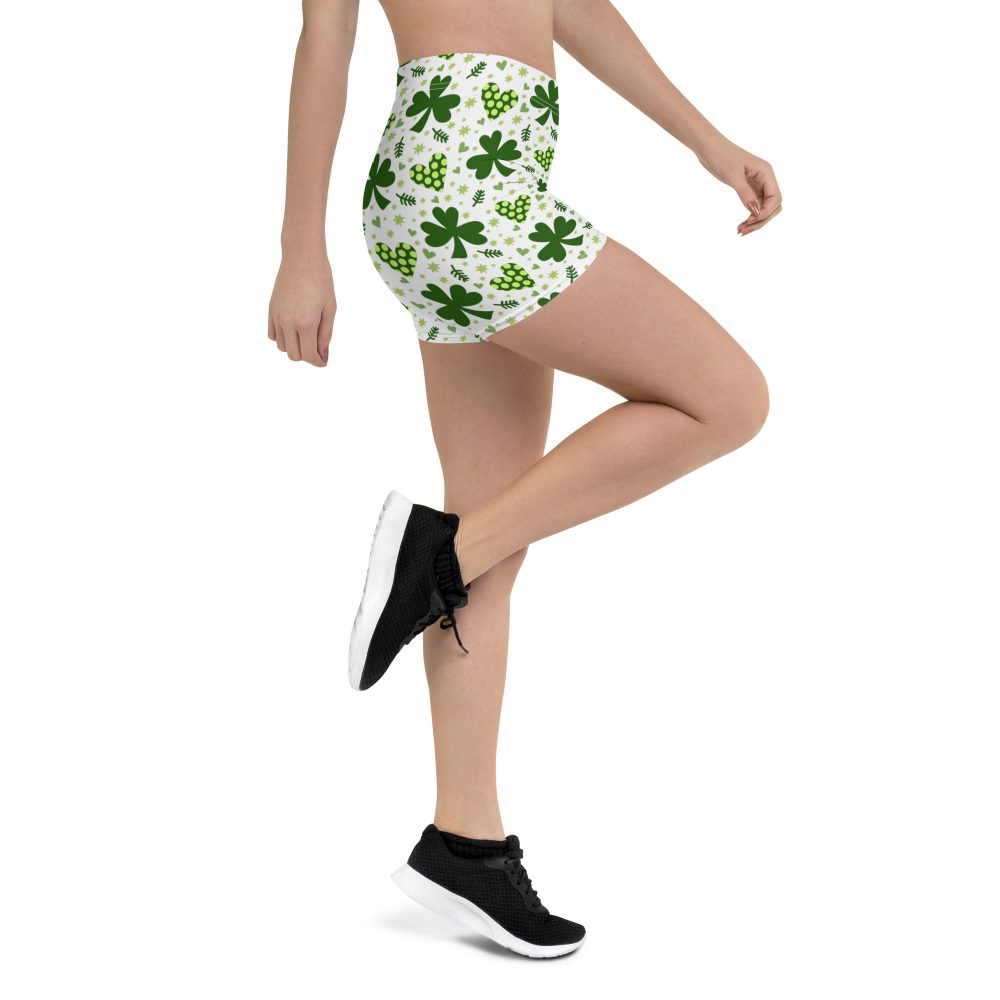 St Patrick's Day Irish Shamrock Clover Shorts - Image 3