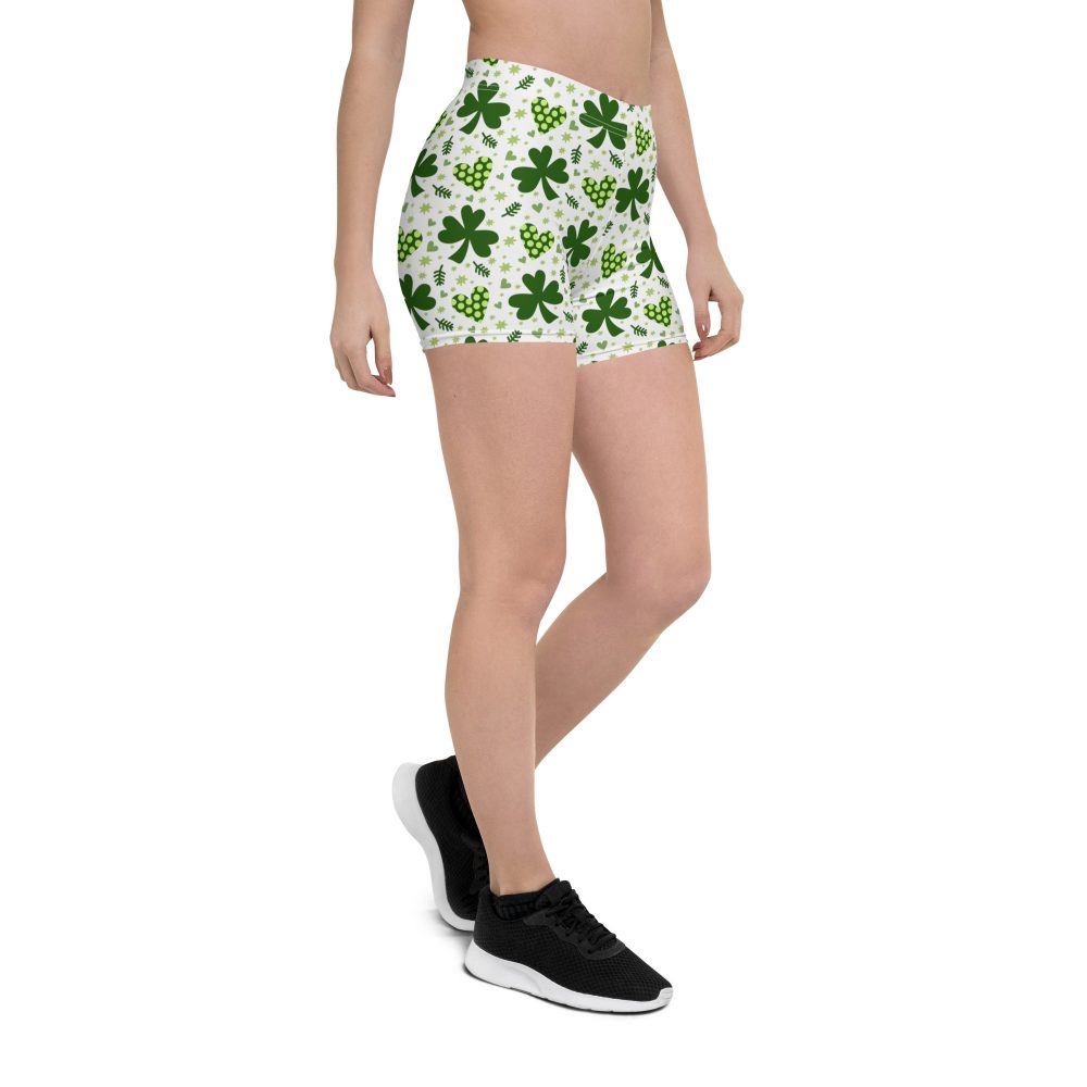 St Patrick's Day Irish Shamrock Clover Shorts - Image 6