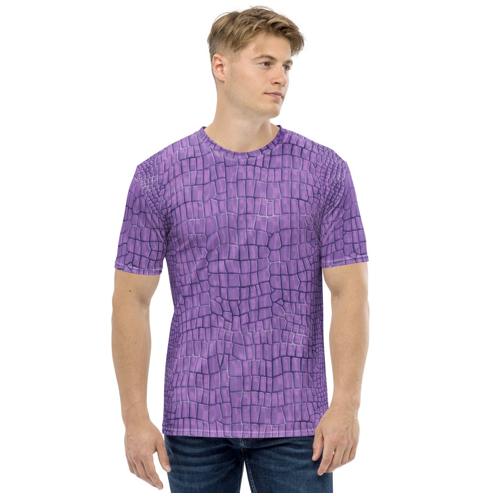 Purple Lizard Costume Men's t-shirt - Image 2