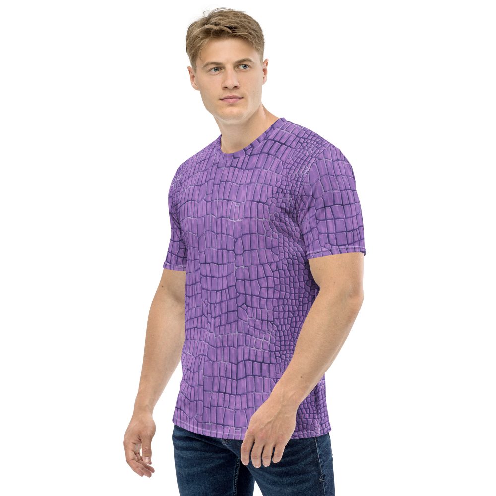 Purple Lizard Costume Men's t-shirt - Image 4