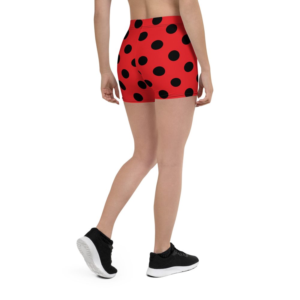 Ladybug Costume Red Black Polka Dot Shorts - Image 2