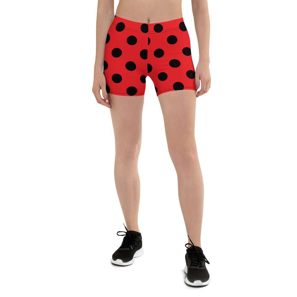 Ladybug Costume Red Black Polka Dot Shorts