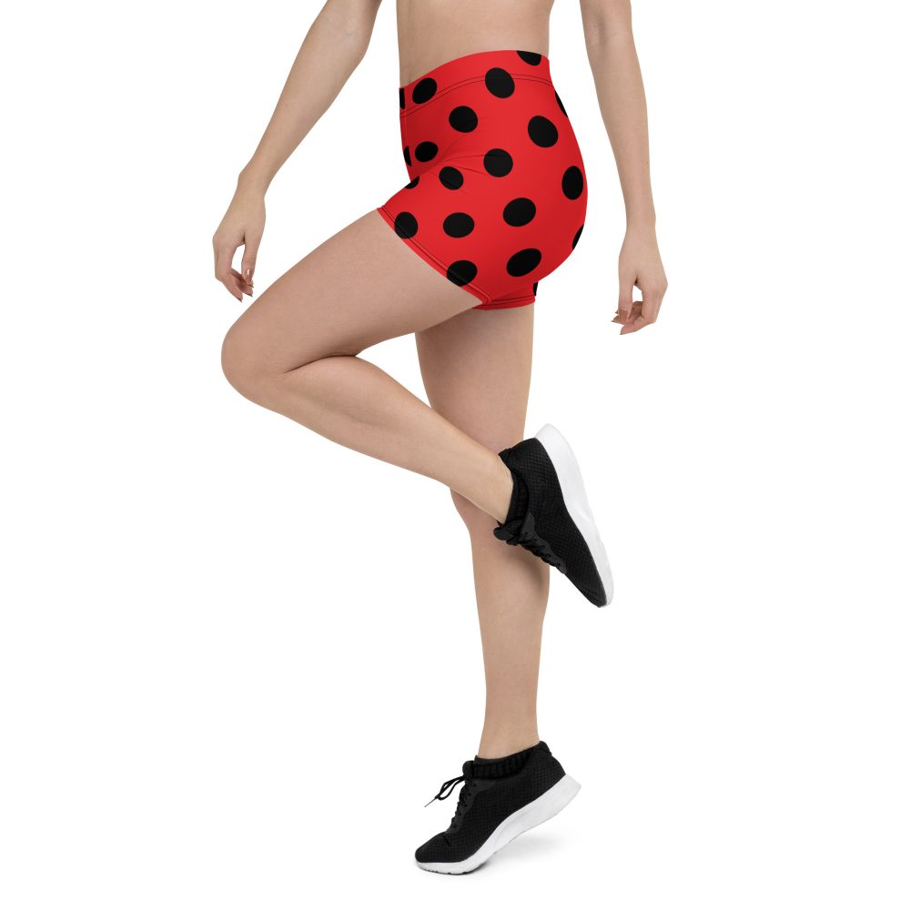 Ladybug Costume Red Black Polka Dot Shorts - Image 4