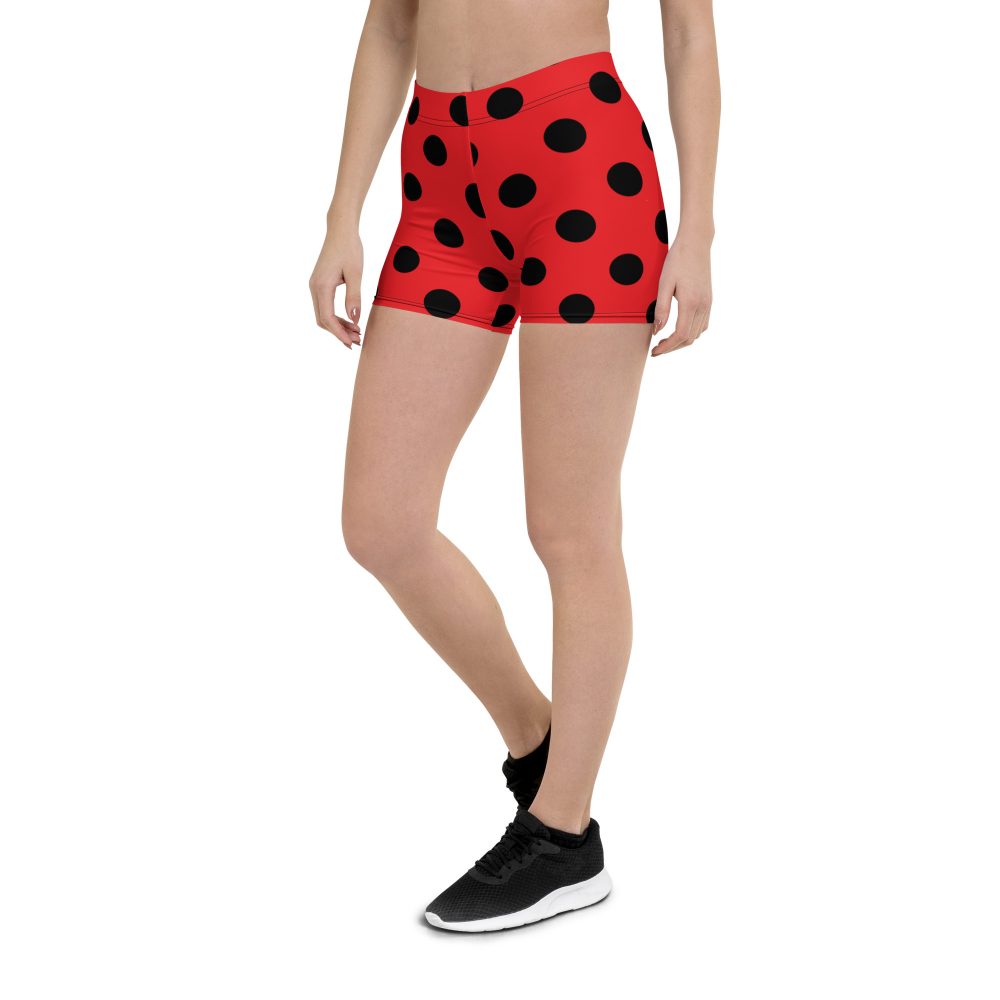 Ladybug Costume Red Black Polka Dot Shorts - Image 5