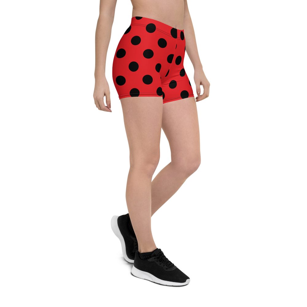 Ladybug Costume Red Black Polka Dot Shorts - Image 6