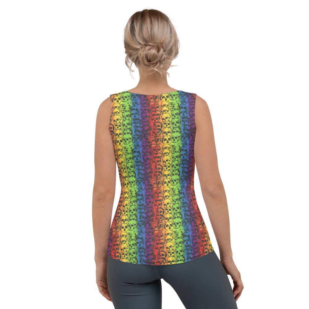 Rainbow Skulls Pride Tank Top - Image 2