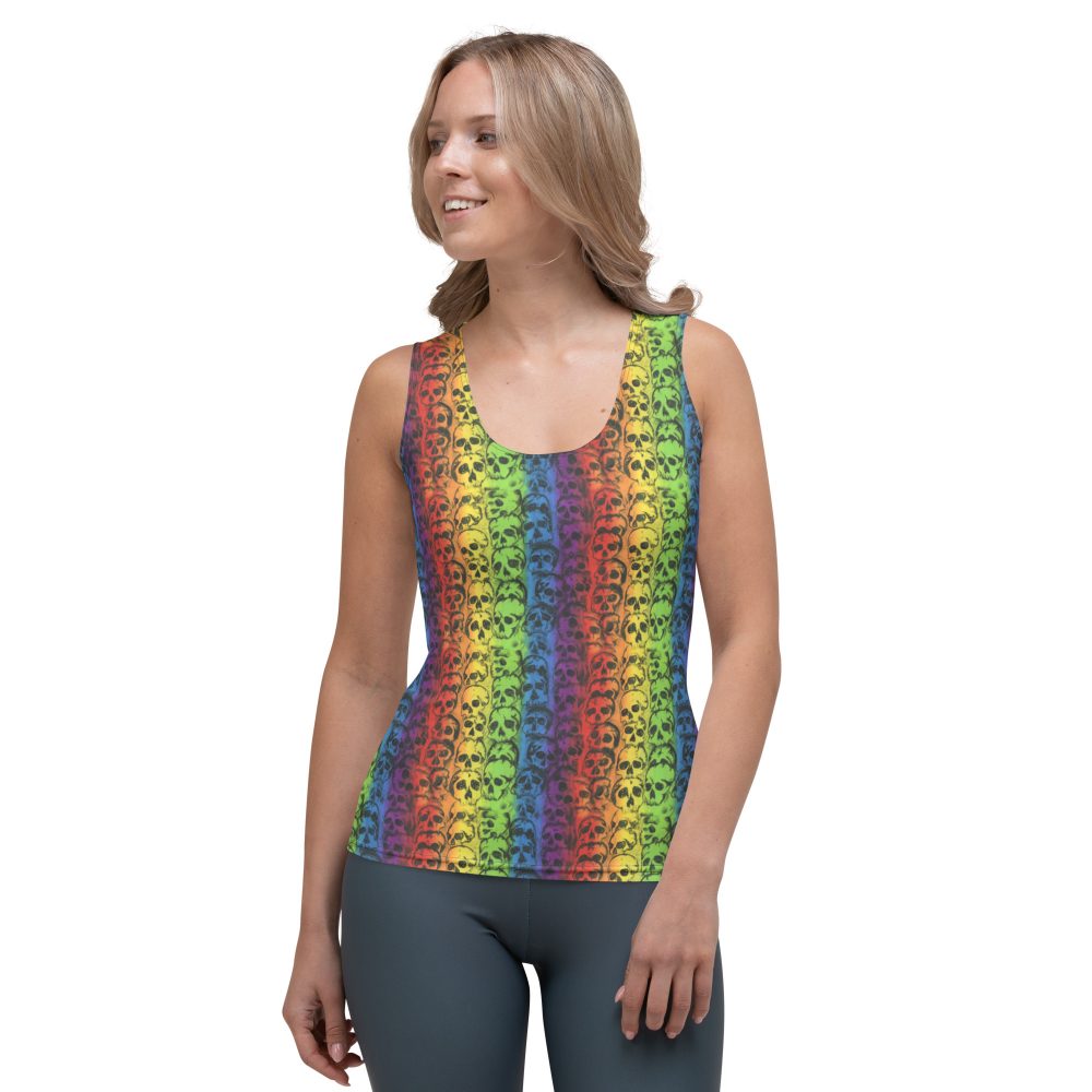 Rainbow Skulls Pride Tank Top