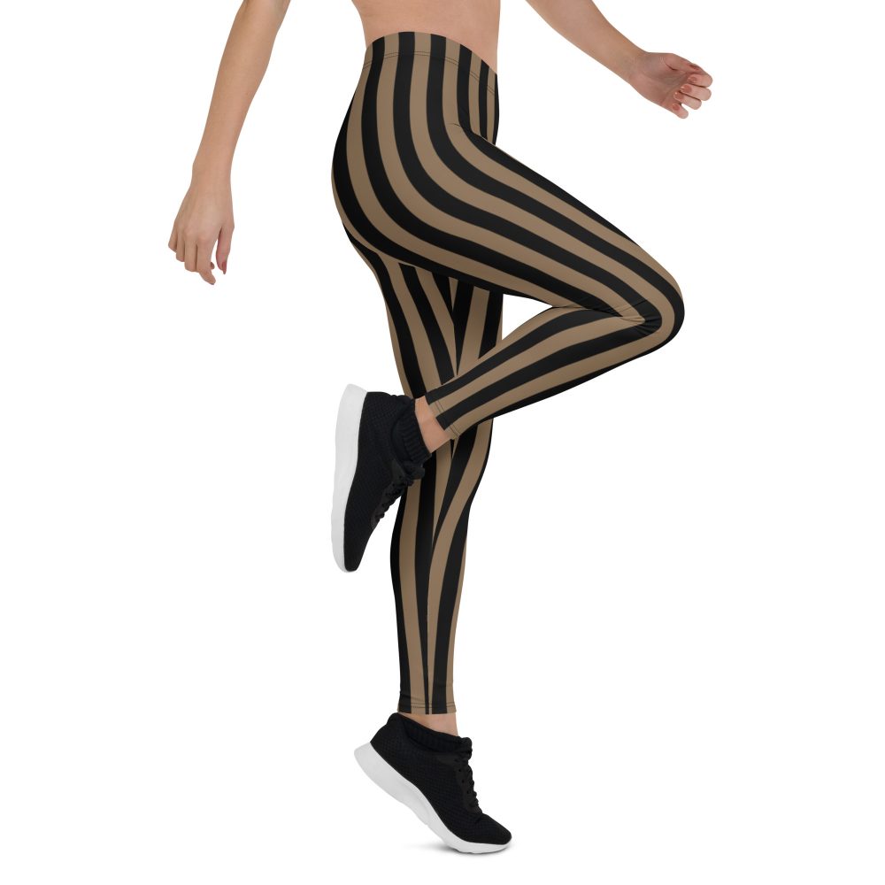 Brown and Black Striped Pirate Leggings - Image 8