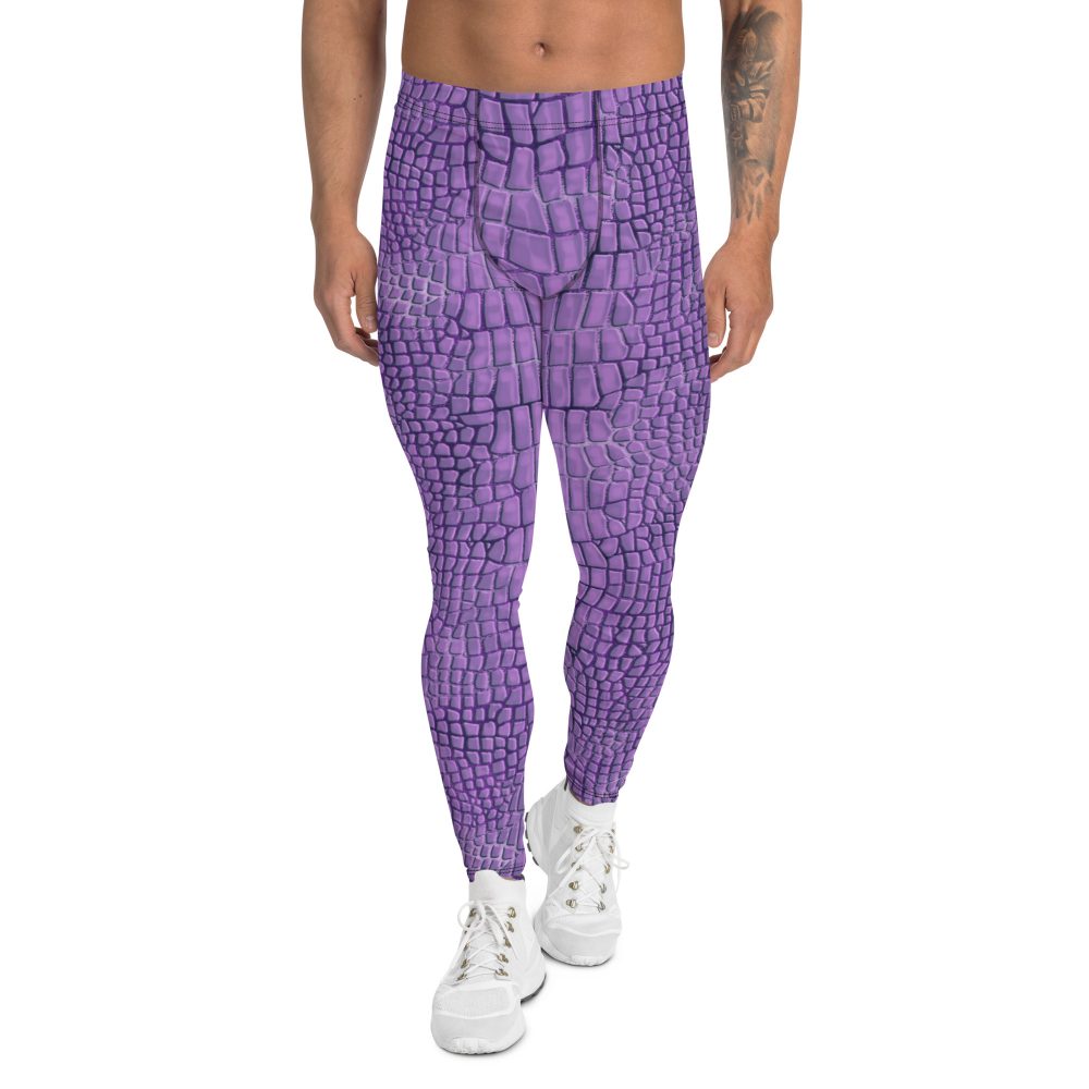 Randall Costume Purple Lizard Men's Leggings