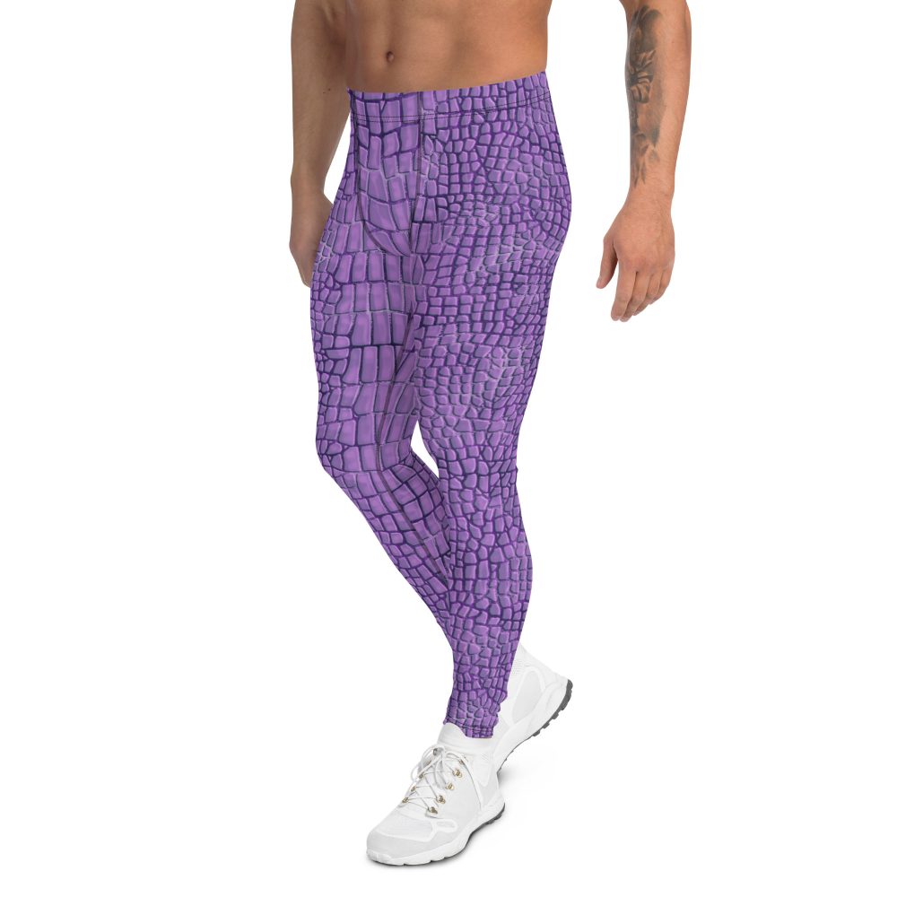 Randall Costume Purple Lizard Men's Leggings - Image 4