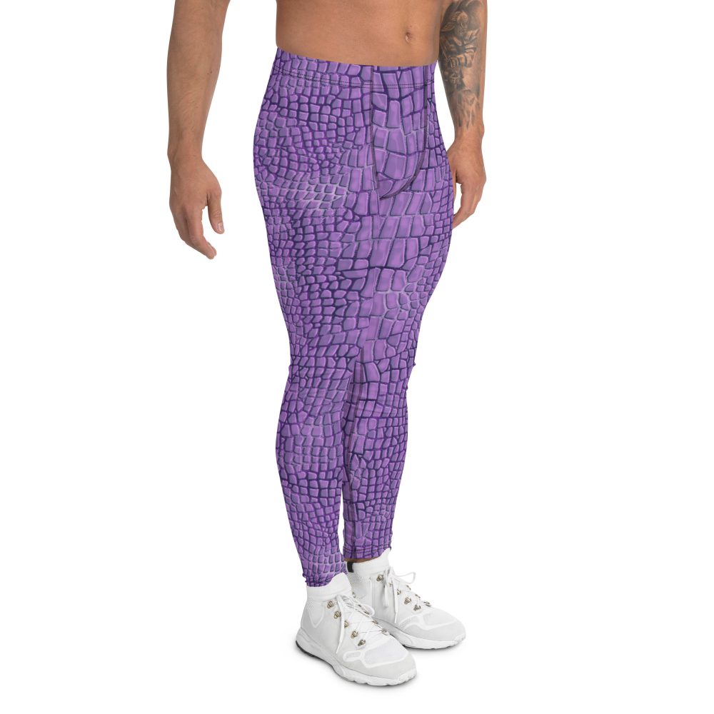 Randall Costume Purple Lizard Men's Leggings - Image 3