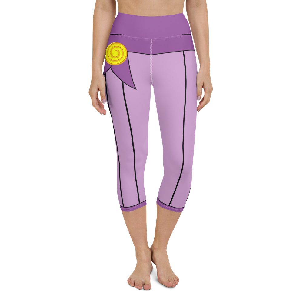 Megara Costume Meg Hercules Yoga Capri Leggings - Image 2