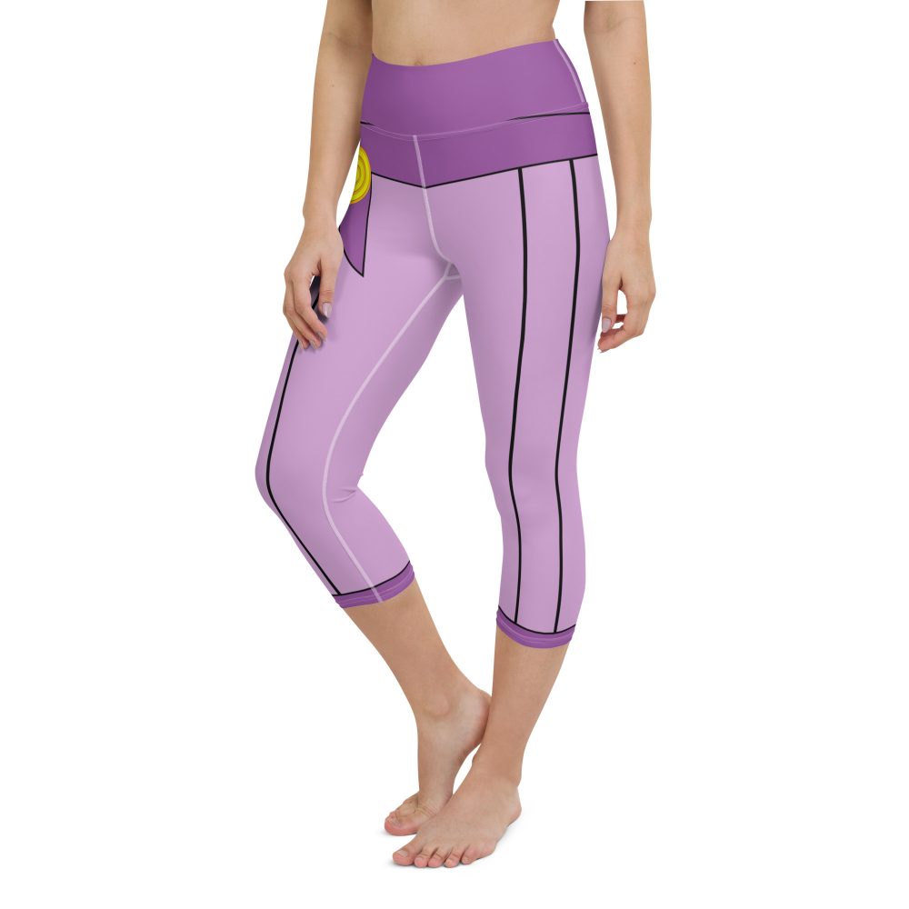 Megara Costume Meg Hercules Yoga Capri Leggings - Image 4