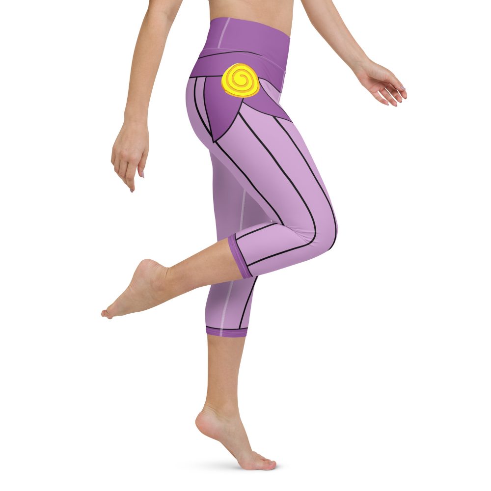 Megara Costume Meg Hercules Yoga Capri Leggings - Image 5