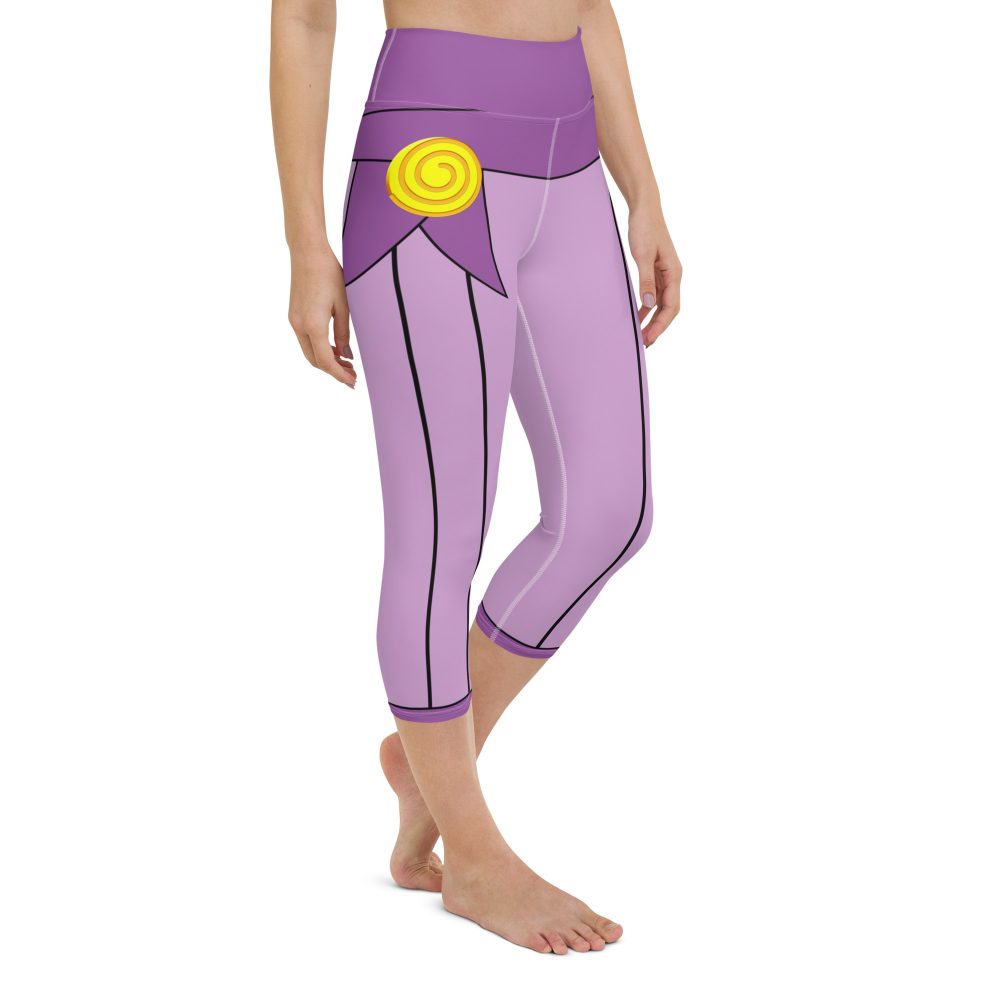 Megara Costume Meg Hercules Yoga Capri Leggings